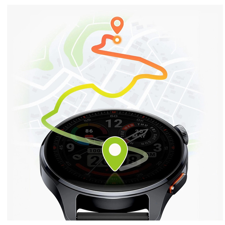 ساعت هوشمند 47 میلیمتری هایلو مدل Watch 4S با بند سیلیکونی