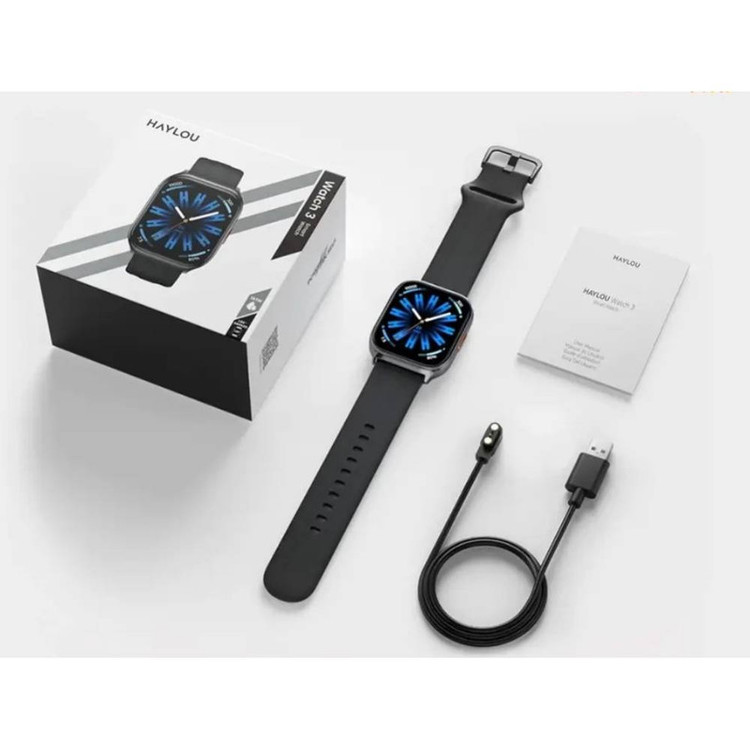 ساعت هوشمند 49 میلیمتری هایلو مدل Watch 3 با بند سیلیکونی